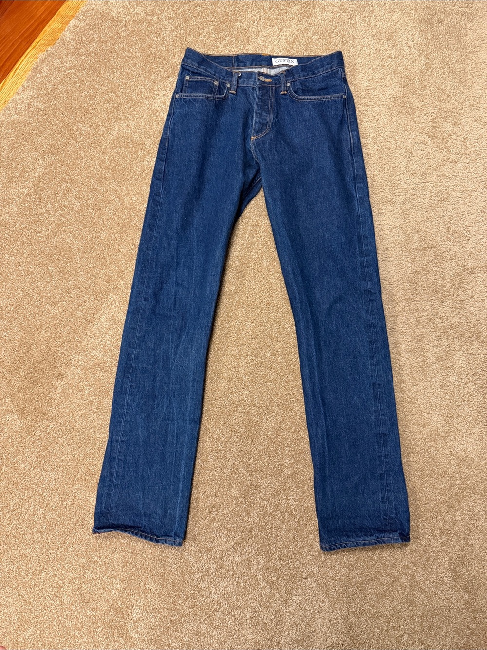Gustin Dark Blue Straight Men’s Jeans